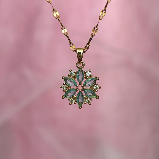 GOLD FLOWER KOLYE