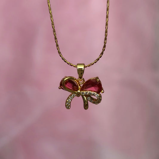 GOLD RED BOW KOLYE